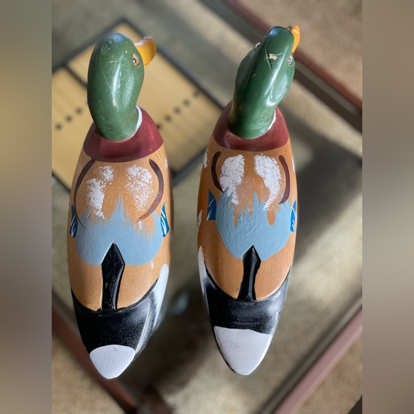 2/$50 Wood Duck Decoy Duck Dynasty Hunting Decor Cabin Fishing Outdoors Camo - Picture 3 of 14